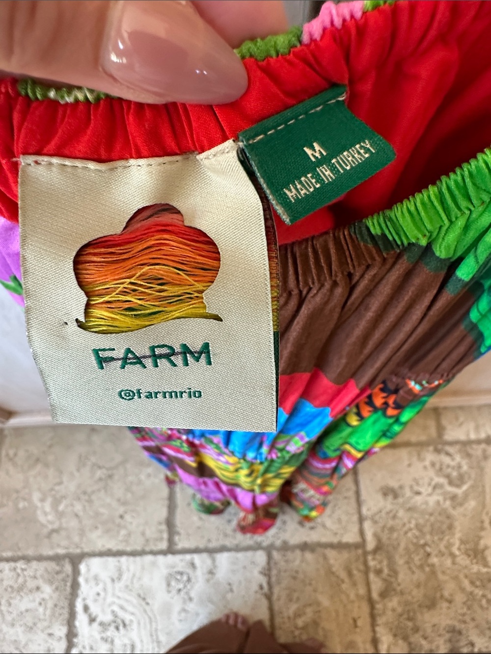 FARM Rio Multicolor Tropical Fringe Dress - Picture 2 of 5